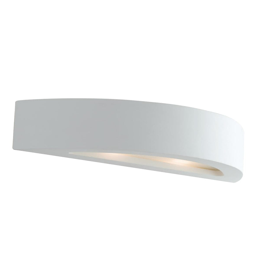 Bricocenter 42X15X7 CM 42X15X7 CM 2XE14=13W WHITE PLASTER CURTAIN WALL LIGHT