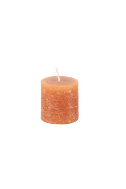 RUSTIC Orange candle H 4.5 cm - Ø 4.5 cm - best price from Maltashopper.com CS664335