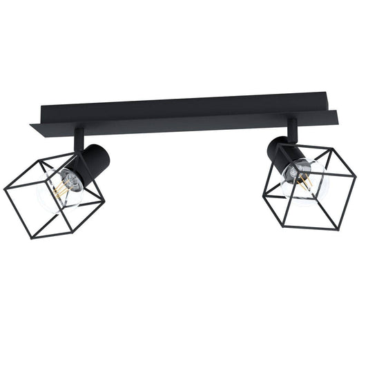 Bricocenter ELDRICK METAL SPOTLIGHTS BLACK0 2XE14=28W