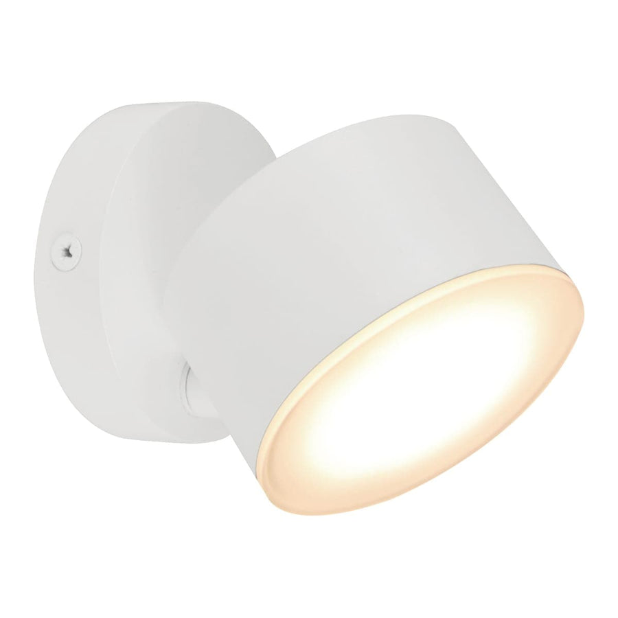 DOPAN ACRYLIC WHITE 7x6x7CM LED 5W WARM LIGHT FLOOR LIGHT
