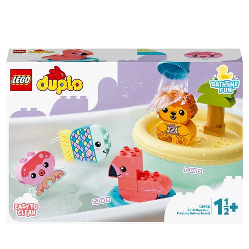 LEGO DUPLO Bath Time Fun: Floating Animal Island Bath Toy