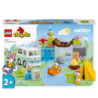 LEGO DUPLO Disney Mickey and Friends Camping Adventure Features 4 DUPLO Toy Figures: Daisy Duck, Huey, Dewey and Louie