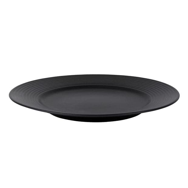 MASTERCHEF Black plateØ 27.5 cm - best price from Maltashopper.com CS672238
