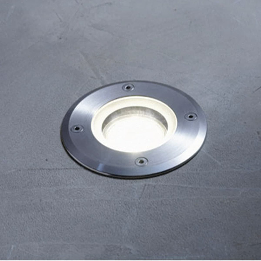 RECESSED SPOTLIGHT ATLANTA ALUMINIUM GREY D11 H15 CM GU10=28W IP65 - best price from Maltashopper.com BR420820296
