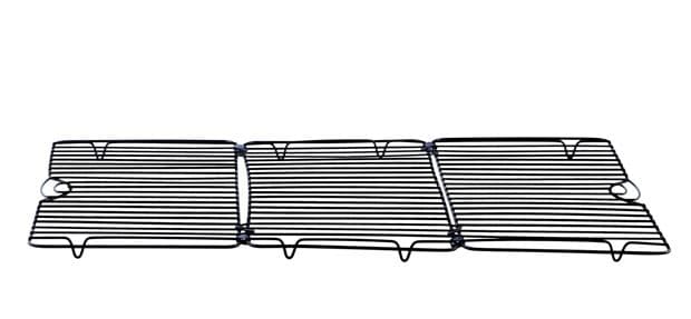 BAKERY Cooling grid Black folding cake H 1 x W 32 x D 14.5 cm - best price from Maltashopper.com CS622356