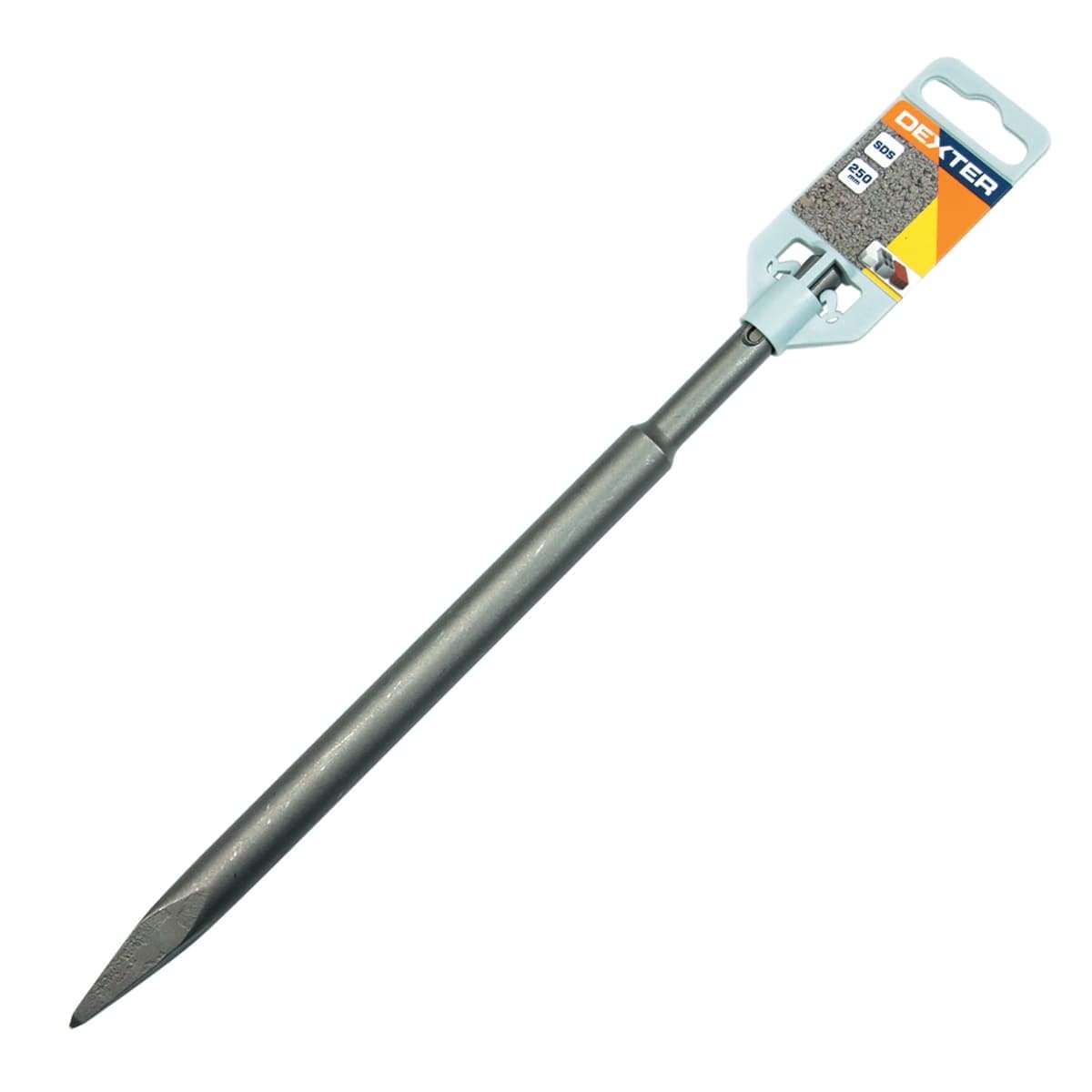 DEXTER CONCRETE POINT CHISEL LENGTH 15X250MM, SDS CONNECTION