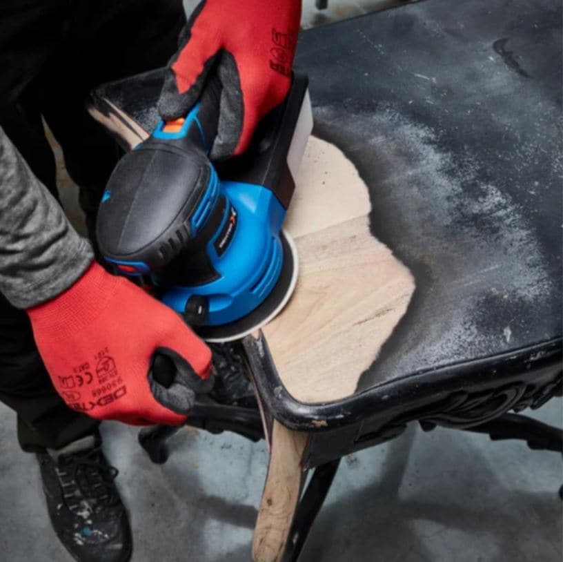 Bricocenter DEXTER 350W ROTO-ORBITAL SANDER 125MM BACKING PAD WITH DUST EXTRACTION SYSTEM