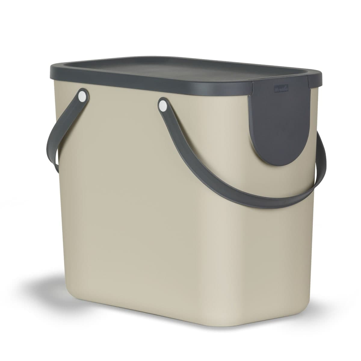 Bricocenter SELECTIVE DUSTBIN 25L - DELINIA - TRENDY DOVE GREY - PLASTIC