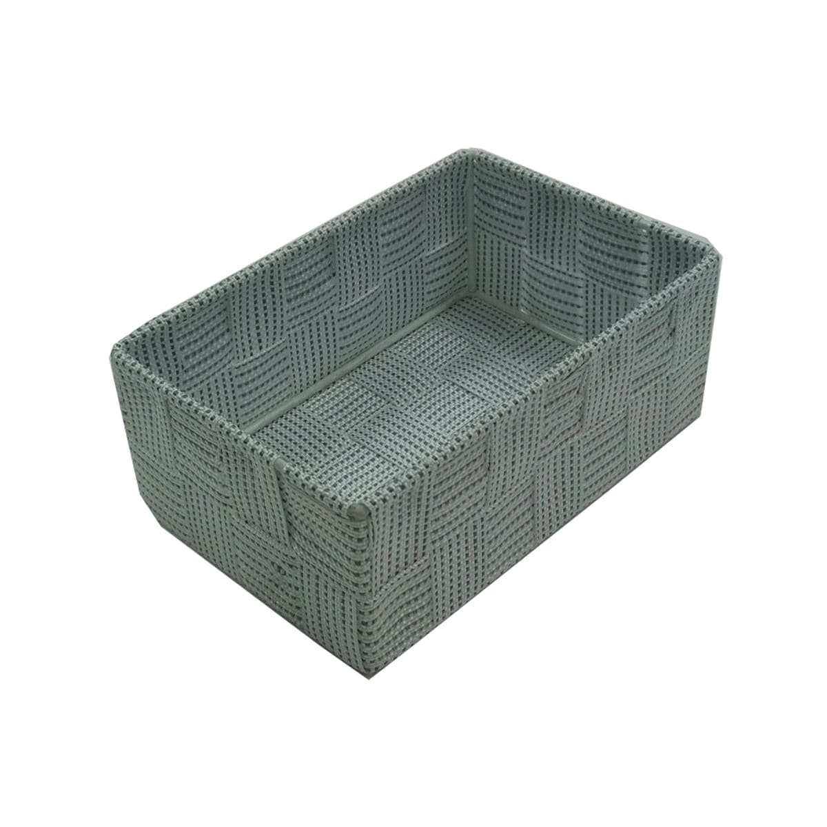 BASKET ORGANISER TORONTO MEDIUM WHITE FABRIC - best price from Maltashopper.com BR430004048