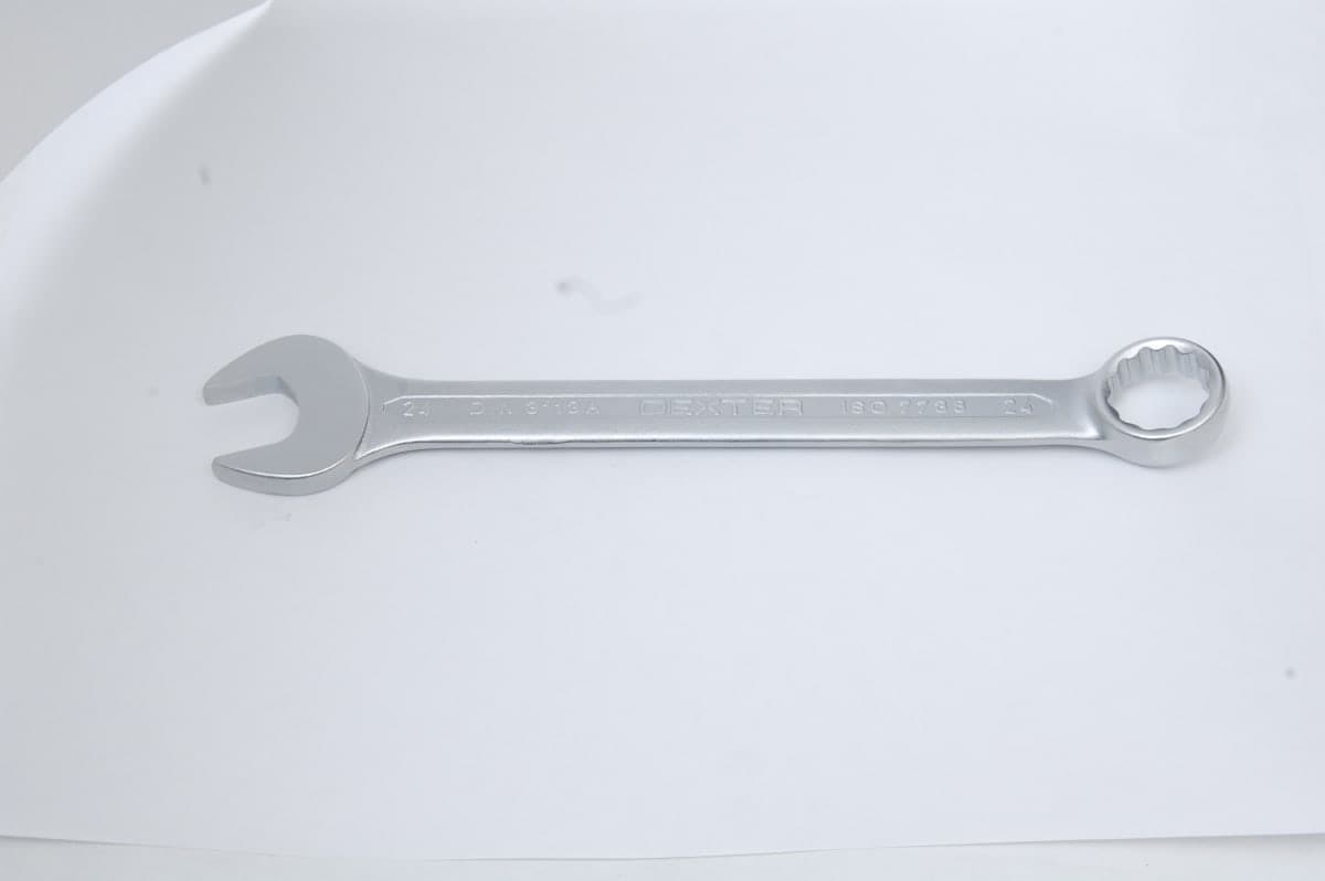 DEXTER COMBINATION SPANNER 24 MM, LENGTH 279 MM IN CHROME VANADIUM