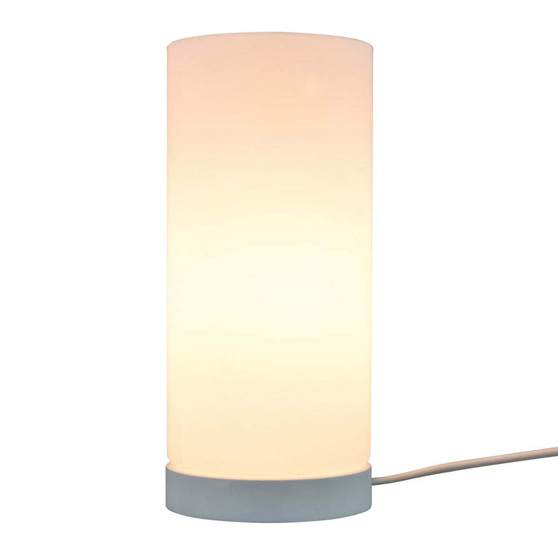 BASIC TABLE LAMP WHITE GLASS H21 E14=60W - best price from Maltashopper.com BR420003845