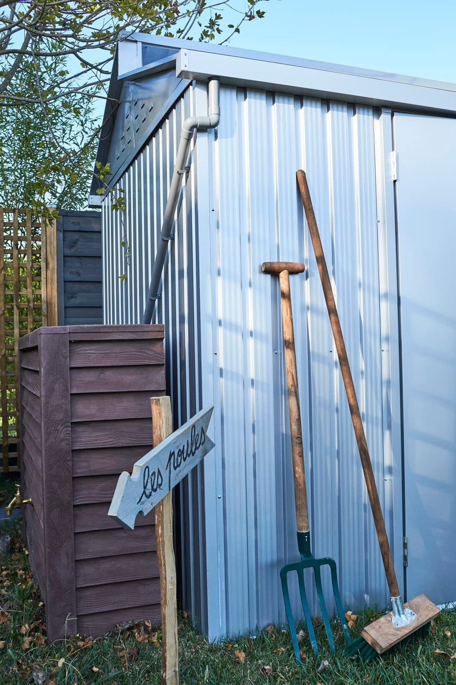 Bricocenter GEOLIA FORGED STEEL 4-TINE SPADING FORK WITH PEFC BEECH HANDLE 110CM