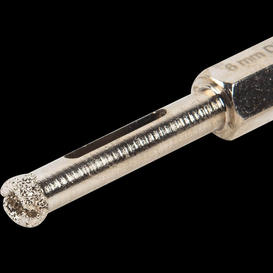 Bricocenter DIAMOND DRILL BIT FOR STONEWARE TILES DEXTER PRO DIAM 6 MM, LENGTH 55 MM, HEX SOCKET