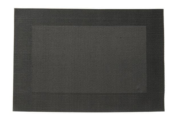 FRAME Black placemat, H 35 x W 50 cm