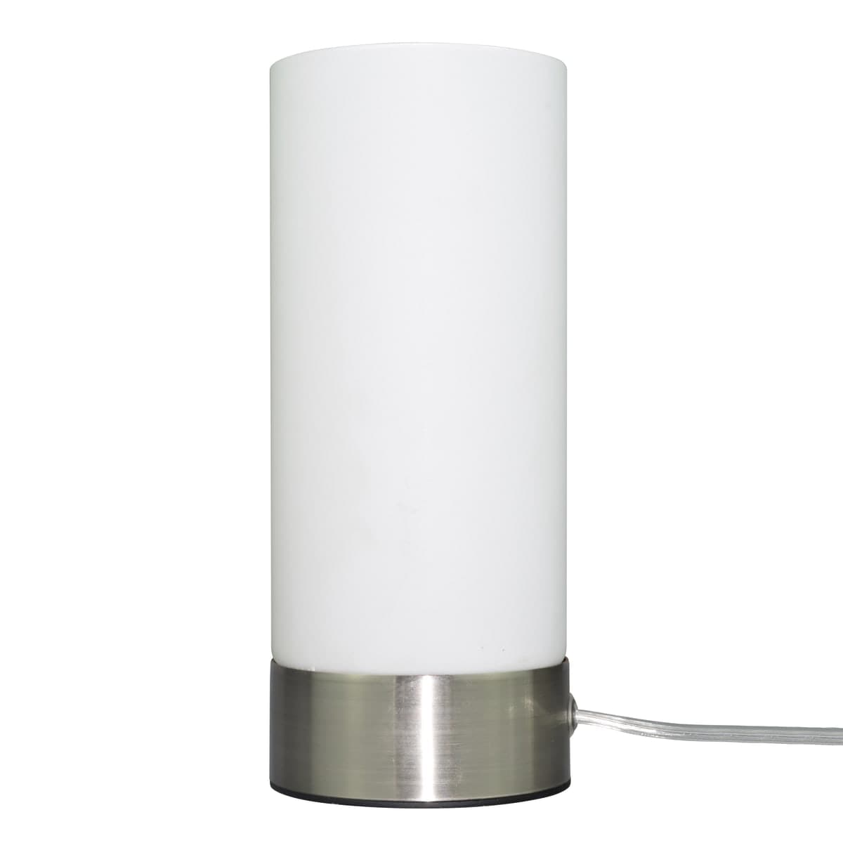 TABLE LAMP TOUCH GLASS WHITE H24 LED=36W DIMMABLE - best price from Maltashopper.com BR420000947