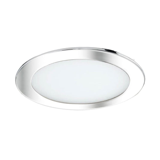 Bricocenter RECESSED SPOTLIGHT BATH ALUMINIUM SILVER D20.5 LED 25W WARM AND NATURAL LIGHT DIMMABLE IP44