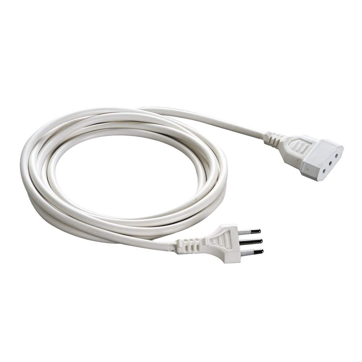 EXTENSION CABLE 3MT PLUG 10A SOCKET WHITE - best price from Maltashopper.com BR420000878