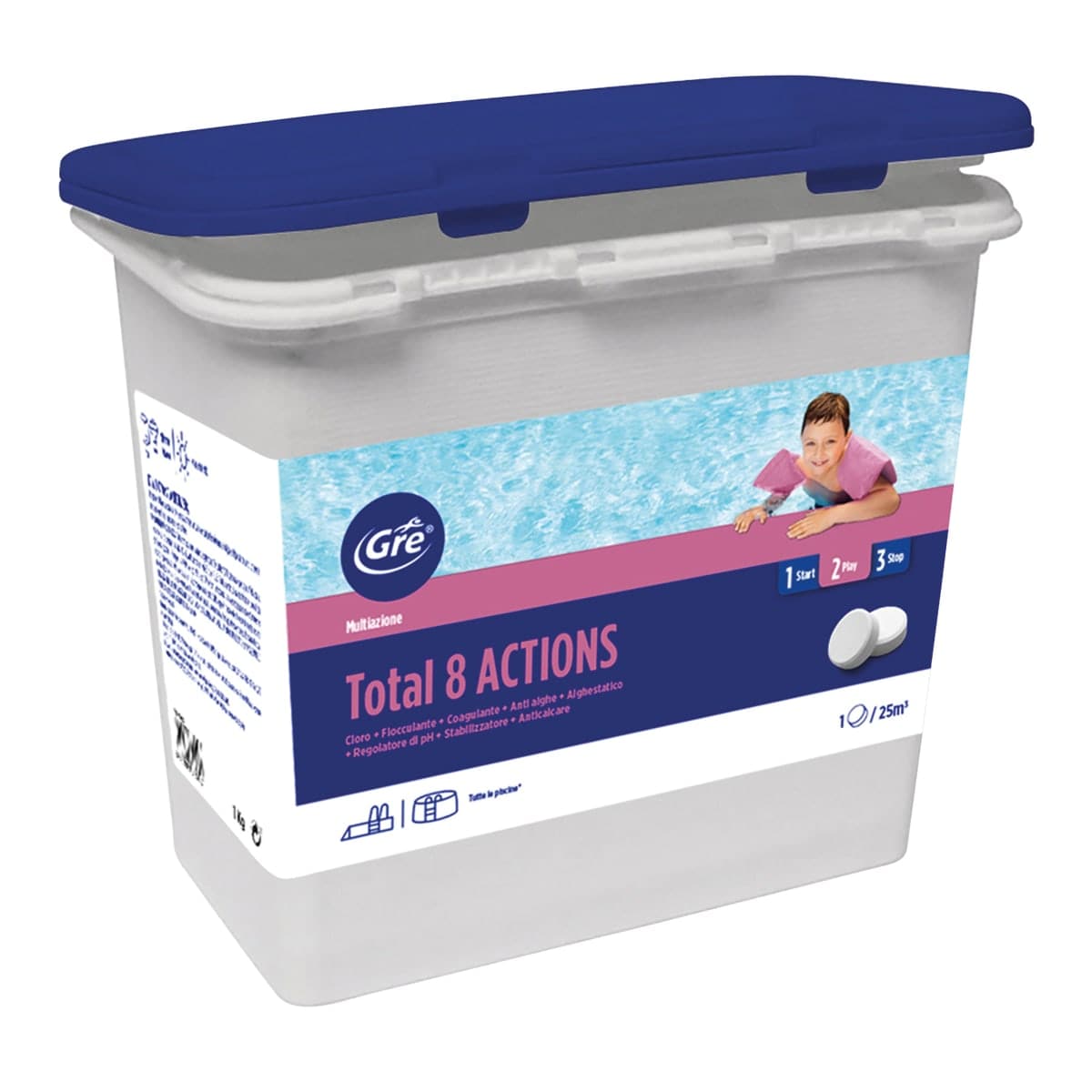 Bricocenter TREATMENT 8 ACTIONS 1KG, TABLETS 250G