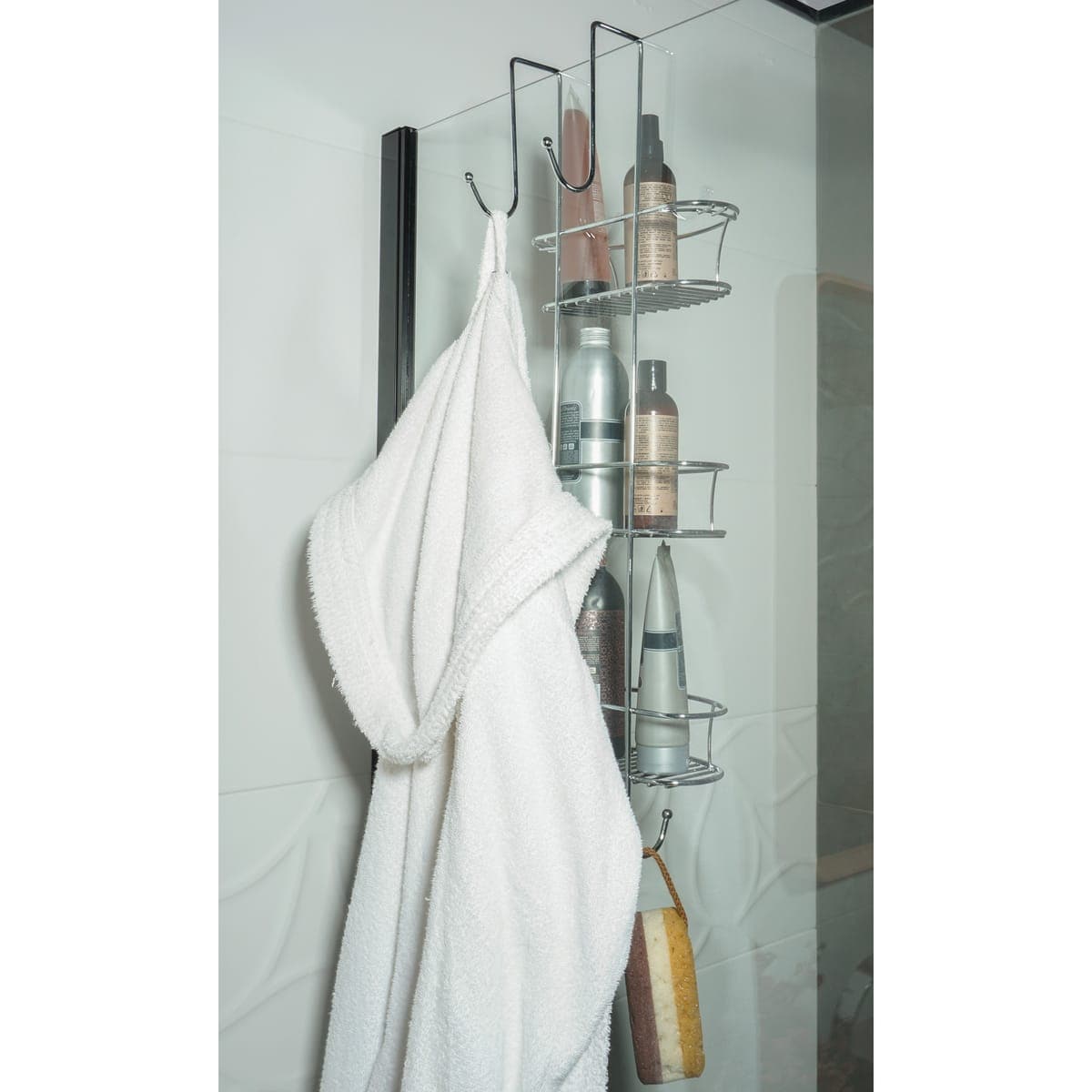 SHOWER ACCESSORY SPIDER XXL 3 SHELVES STEEL CHROME - best price from Maltashopper.com BR430007449