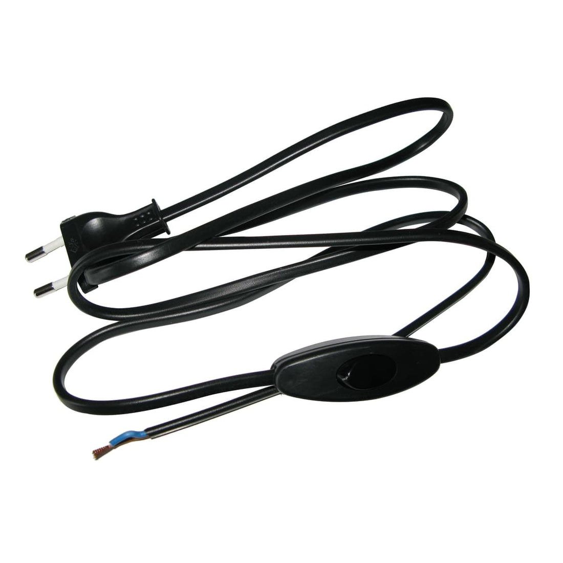 CABLE WITH BLACK PVC SWITCH 150MM - best price from Maltashopper.com BR420140061