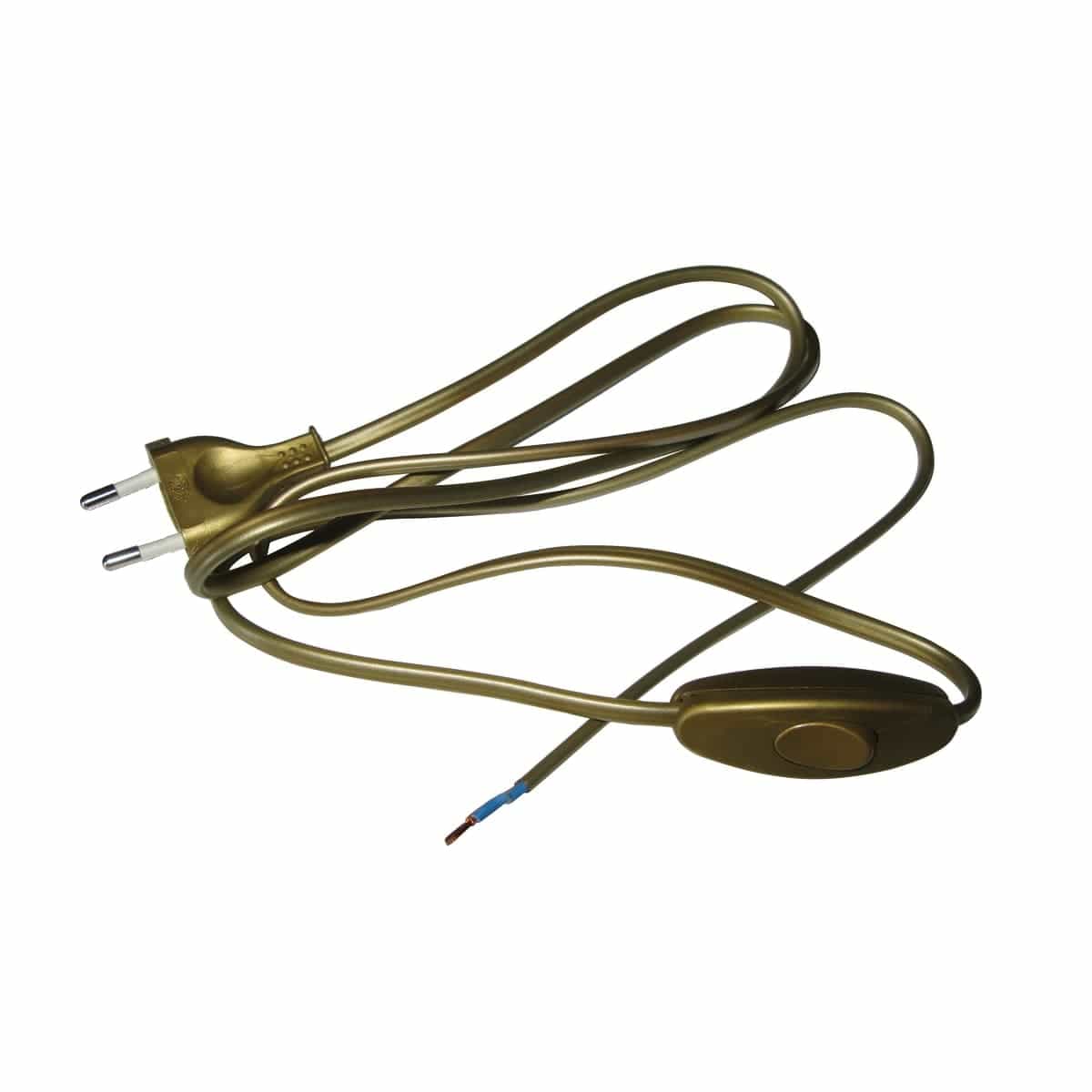 Bricocenter CABLE WITH PVC GOLD SWITCH 150MM