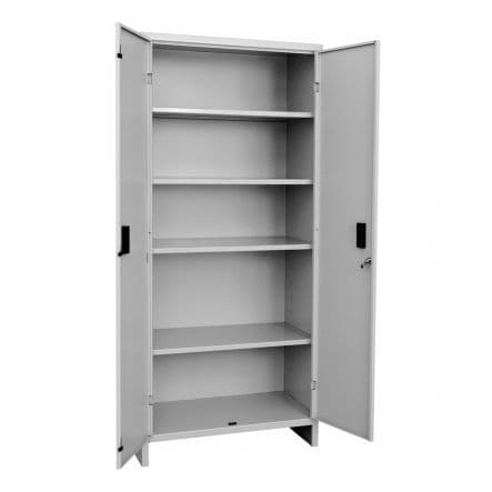 Bricocenter W60xD40xH179CM METAL CABINET WITH RACKS IN GREY COLOUR