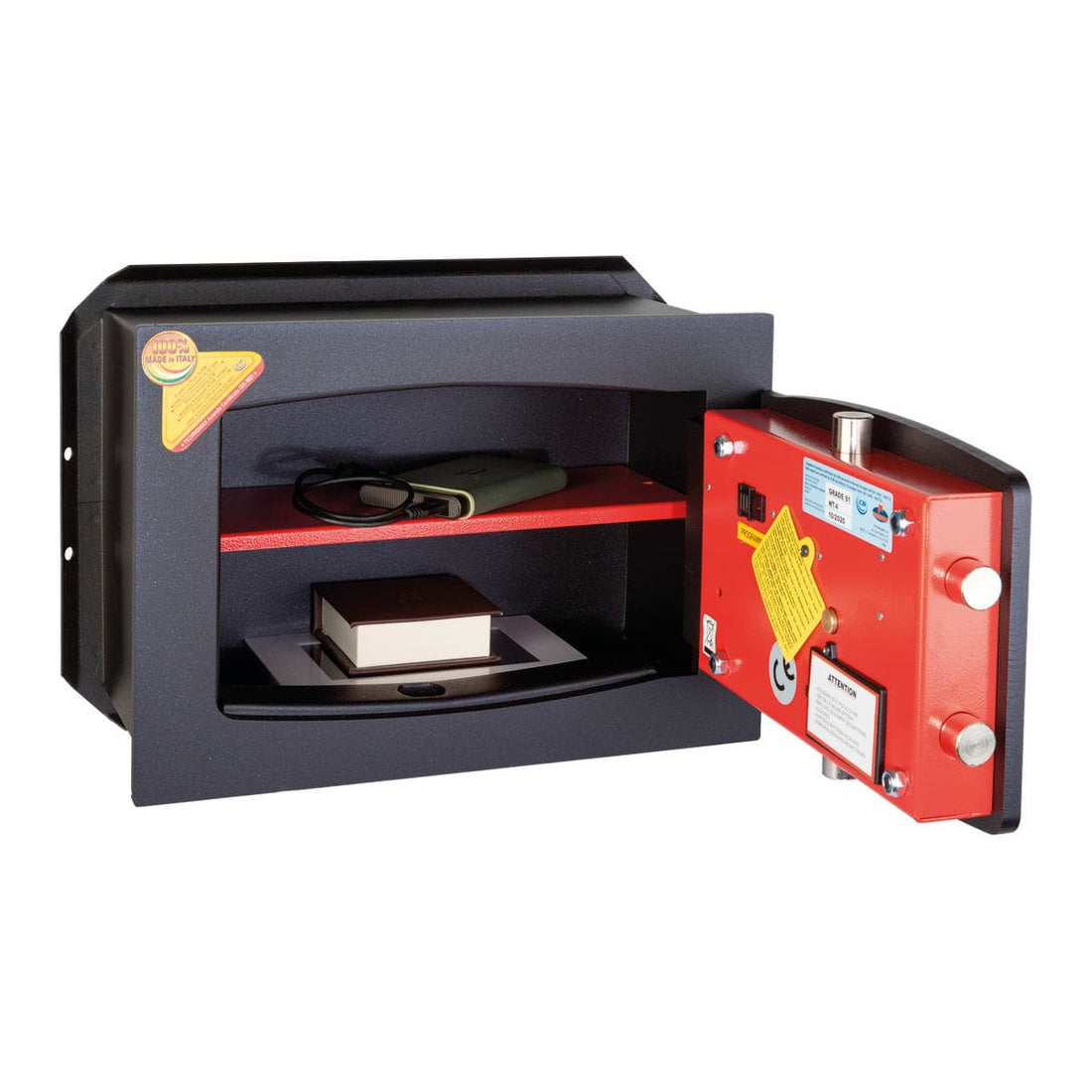 W.390xH.270xD.200 MM WALL SAFE, ELECTRONIC COMBINATION - best price from Maltashopper.com BR410430269