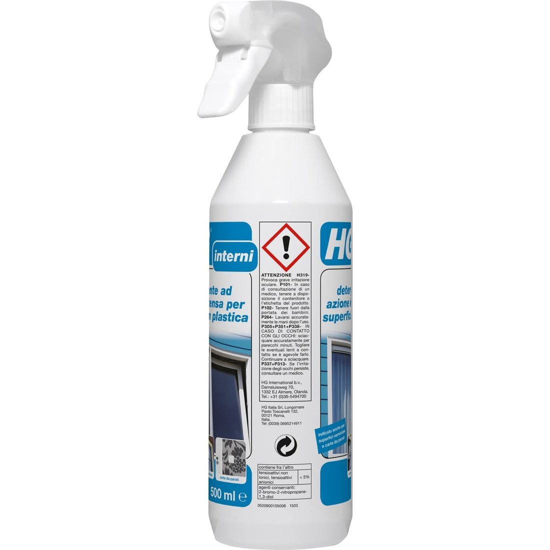 INTENSIVE ACTION CLEANER FOR PAINTED PLASTIC SURFACES AND WALLPAPER 500 ML - best price from Maltashopper.com BR470004166