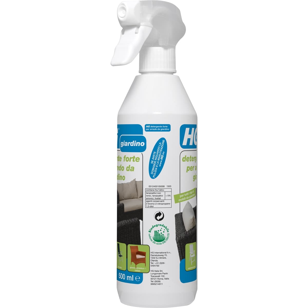 STRONG CLEANER FOR GARDEN FURNITURE 500 ML