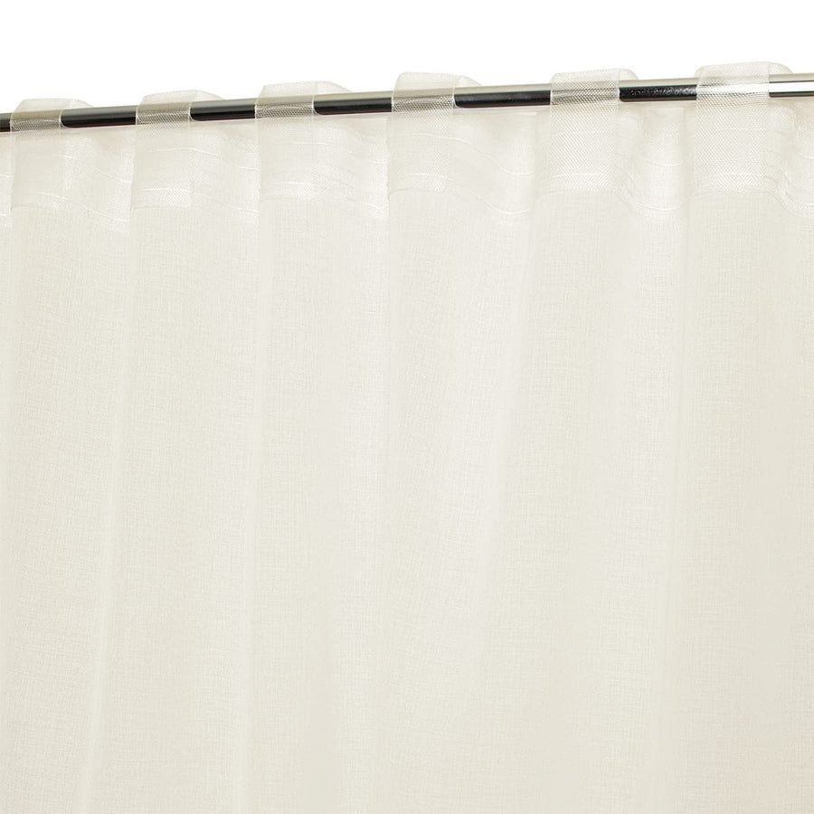 Bricocenter ACCADIA ECRU FILTER CURTAIN 140X280 WEBBING AND CONCEALED HANGING LOOP
