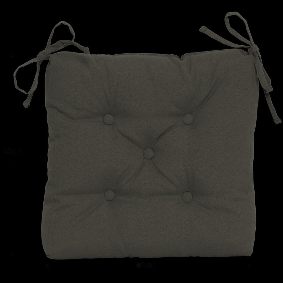 LUCK CHAIR COVER MOON GREY 40X40X6 CM POLYCOTTON - best price from Maltashopper.com BR480009552