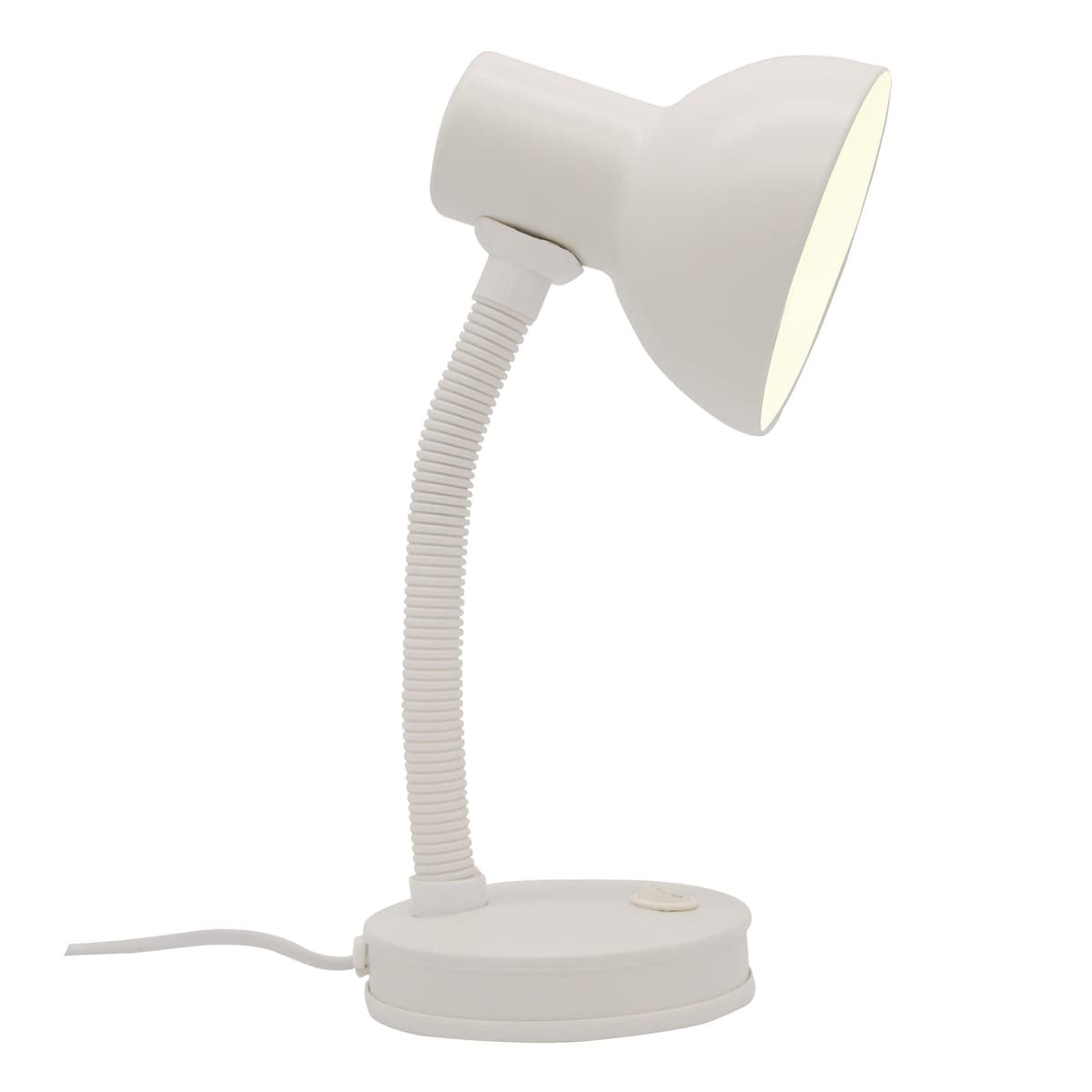 STUDIO LAMP BURO METAL WHITE H32 E27=40W - best price from Maltashopper.com BR420000938