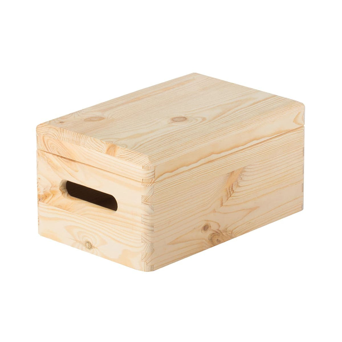 CONTAINER WITH LID L30xW20xH14CM IN GREY WOOD - best price from Maltashopper.com BR410170248