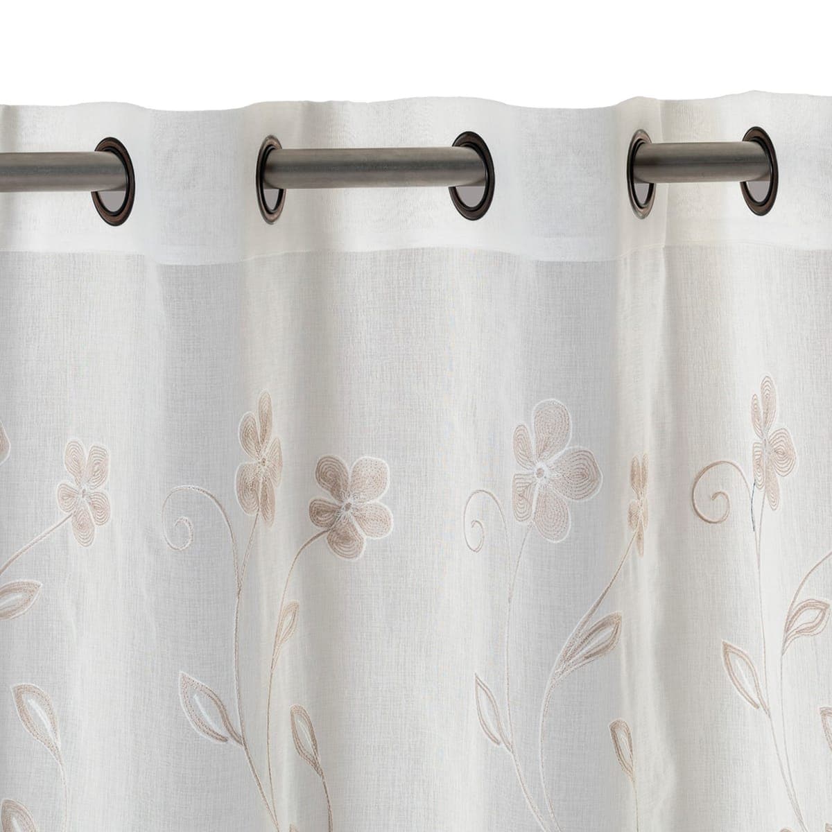 SCARLET ECRU FILTER CURTAIN 140X280 WITH EYELETS - best price from Maltashopper.com BR480009575