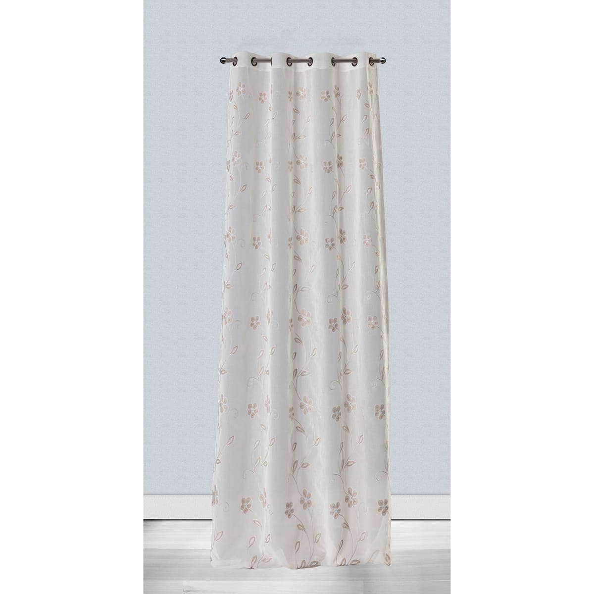 SCARLET ECRU FILTER CURTAIN 140X280 WITH EYELETS - best price from Maltashopper.com BR480009575