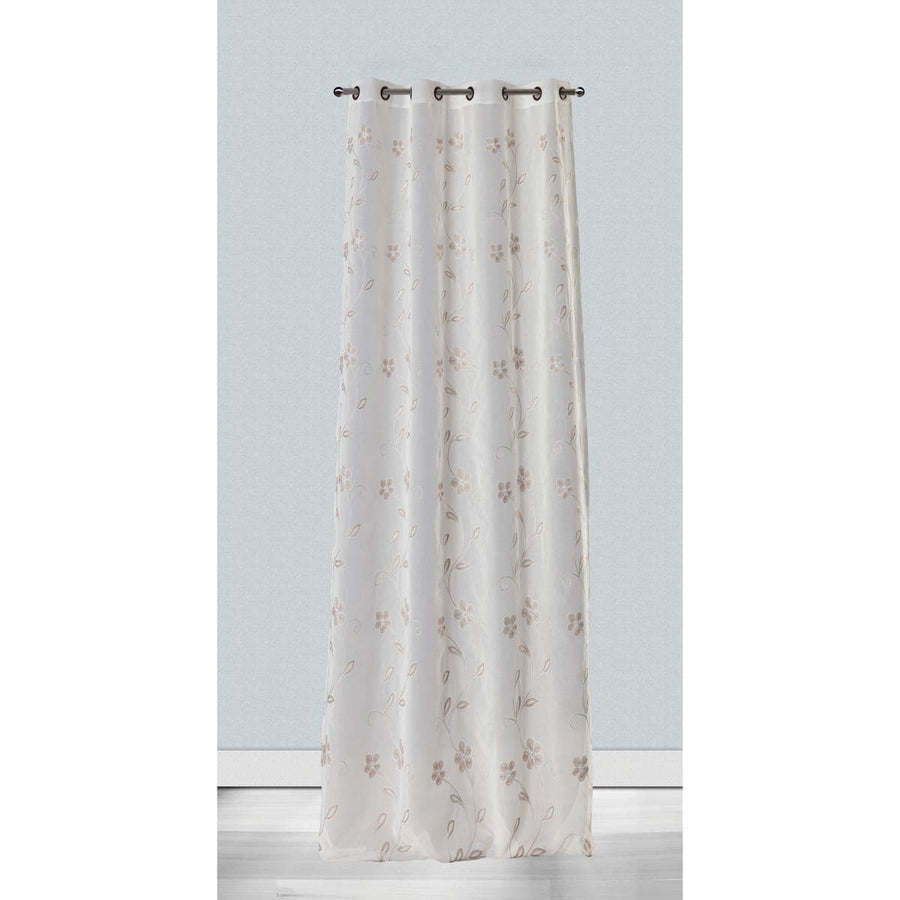 SCARLET ECRU FILTER CURTAIN 140X280 WITH EYELETS - best price from Maltashopper.com BR480009575