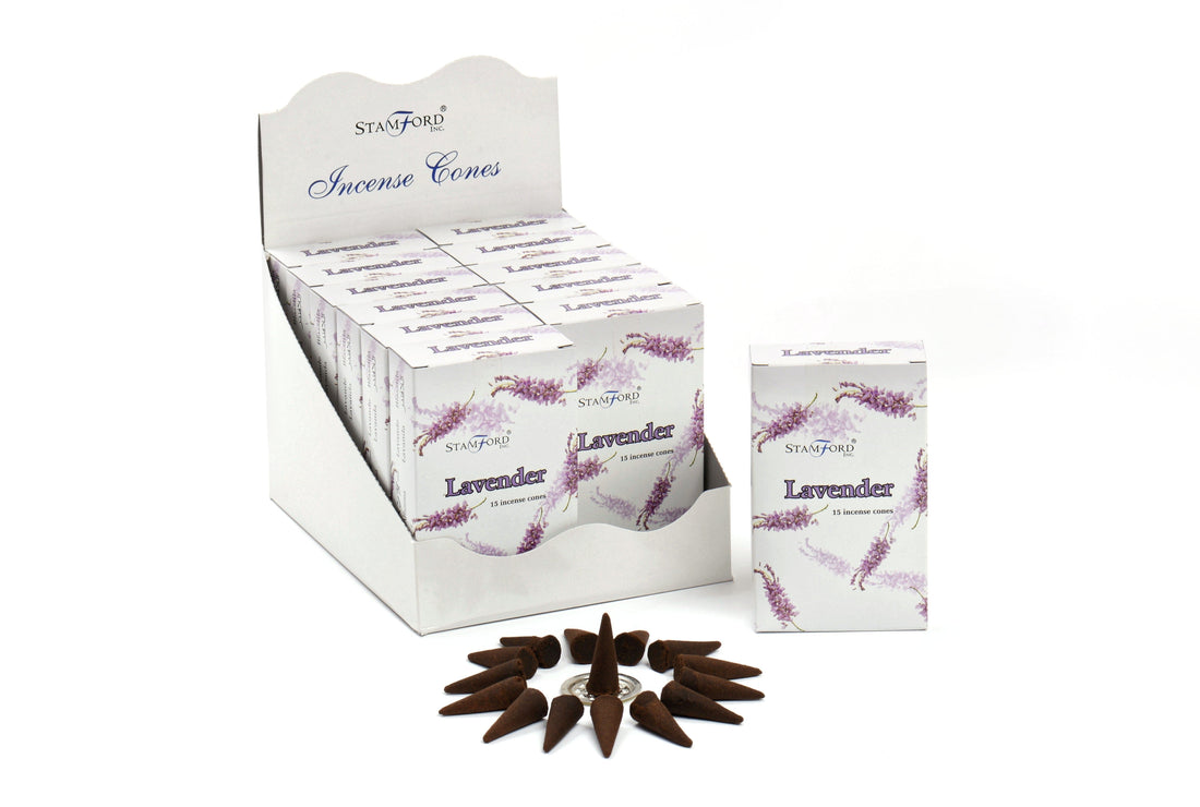Lavender Incense Cones - best price from Maltashopper.com STAMC-02