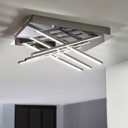 OTOK CEILING LAMP METAL CHROME 35X10.7 CM LED 6X3.5W NATURAL LIGHT - best price from Maltashopper.com BR420006598