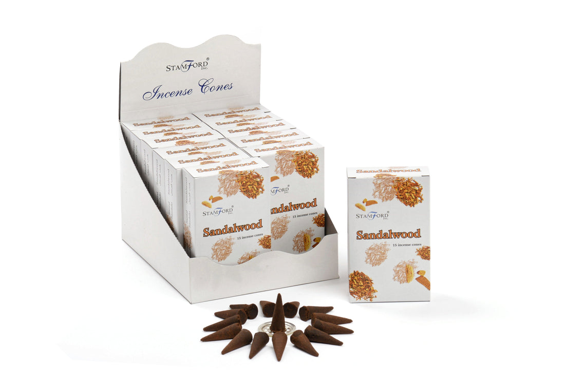 Sandalwood Incense Cones - best price from Maltashopper.com STAMC-04