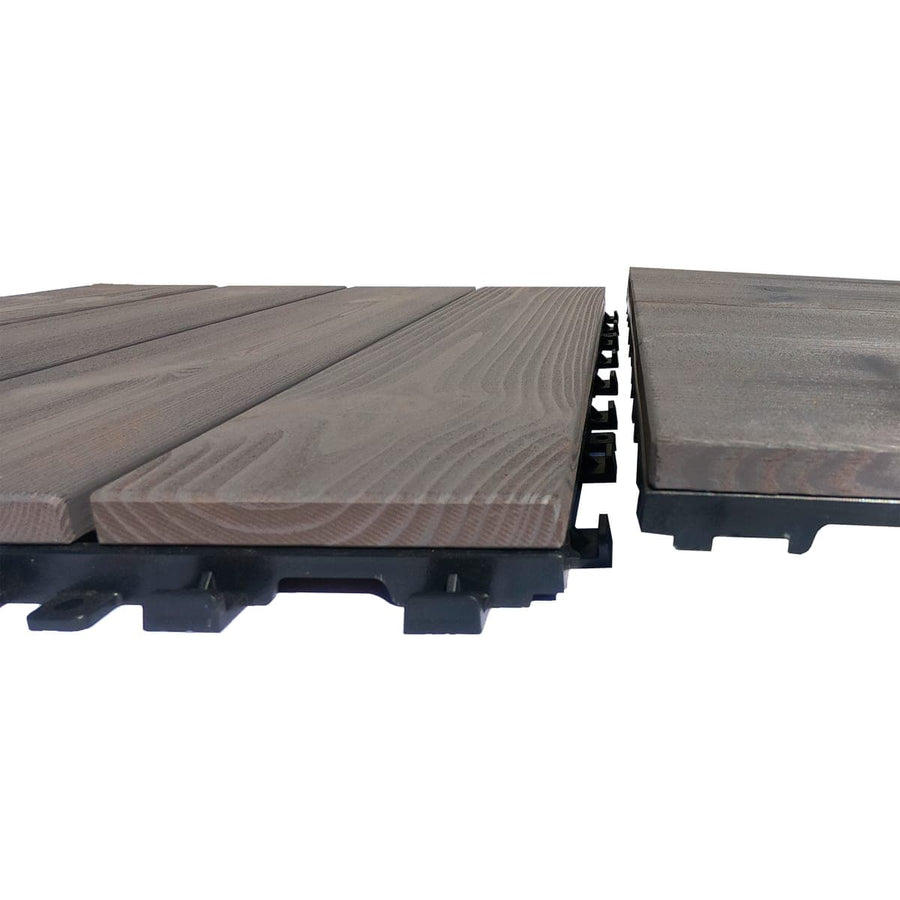 GARDEN SMARTDECK 40X120X2.5 ANTHRACITE PINE PLANKING - best price from Maltashopper.com BR500015660