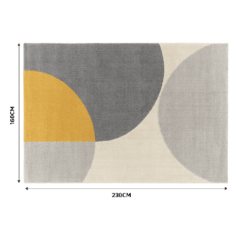 Bricocenter DELPHINE GREY CARPET 160X230CM POLYPROPYLENE