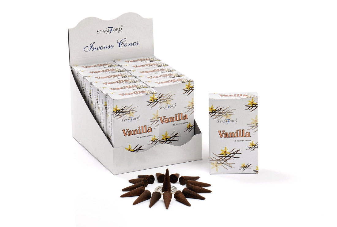 Vanilla Incense Cones - best price from Maltashopper.com STAMC-11