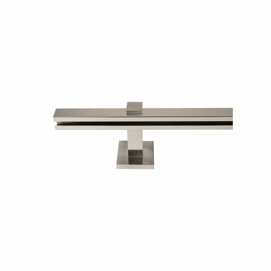 Bricocenter BRUSHED NICKEL SQUARE STAND 8 CM
