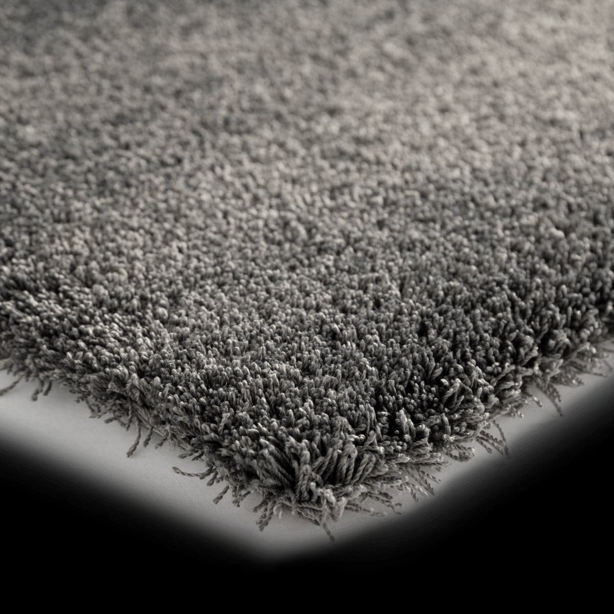 DARK GREY SHAGGY TONY CARPET 160X230 CM POLYESTER - best price from Maltashopper.com BR480010907