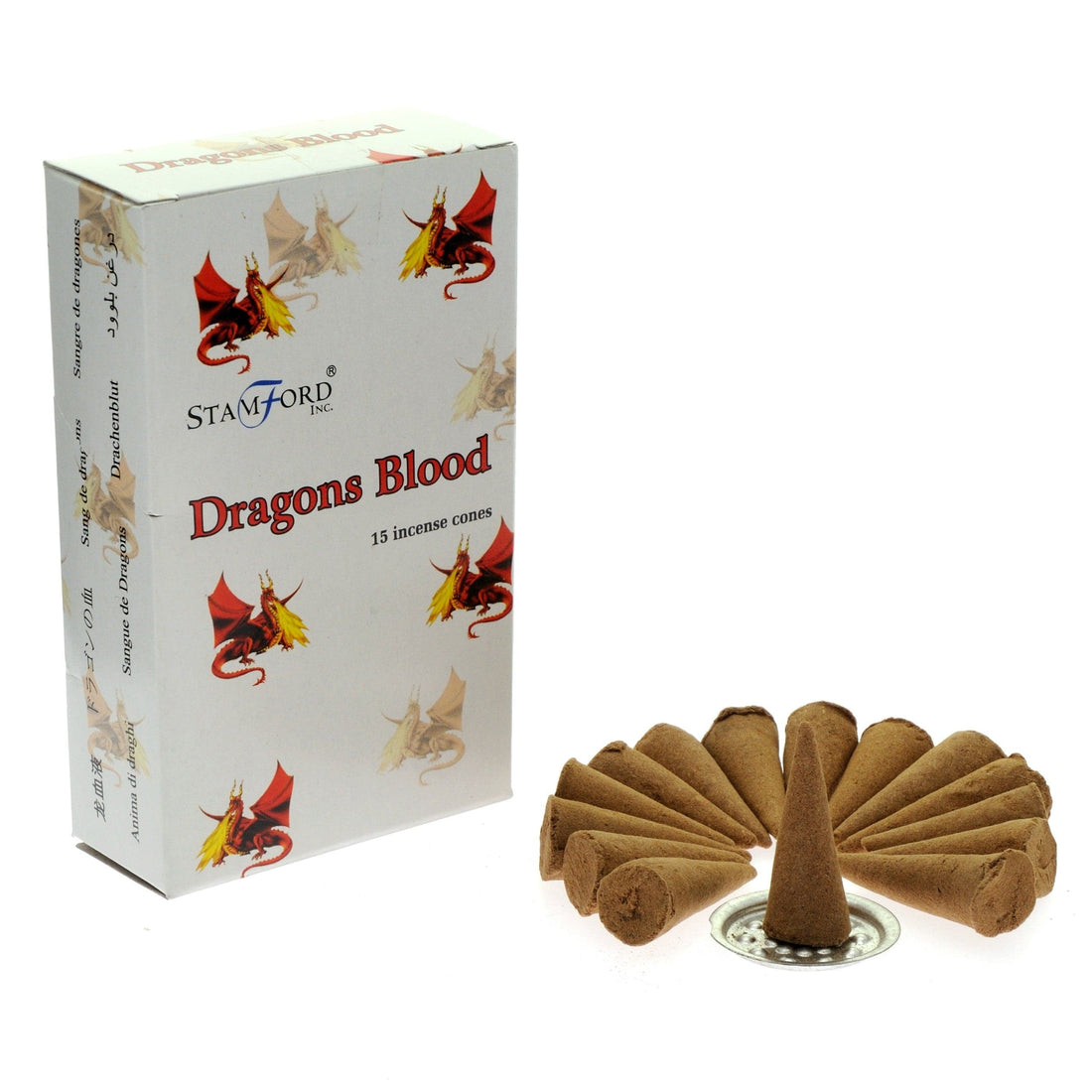 Dragons Blood Incense Cones - best price from Maltashopper.com STAMC-15