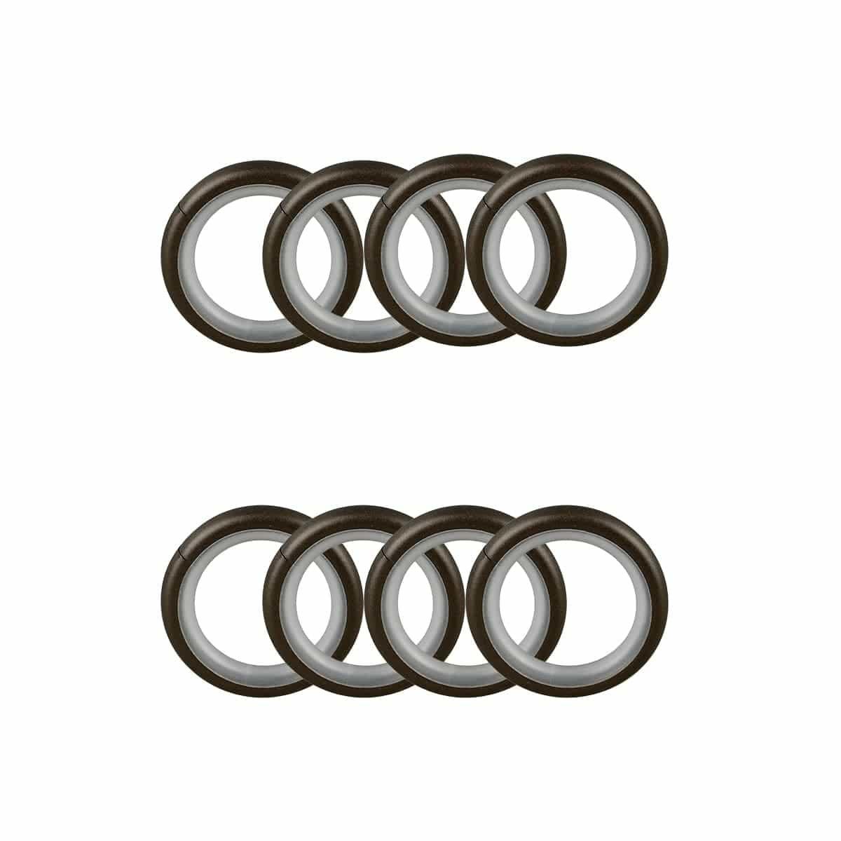 Bricocenter 8 BRONZE METAL CHAMELEON RINGS WITH D20 SLEEVE