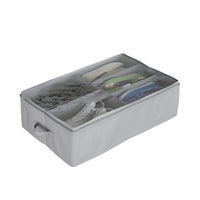 SHOE CASE 56X36X16 CM SPACEO TNT GREY - best price from Maltashopper.com BR410006317