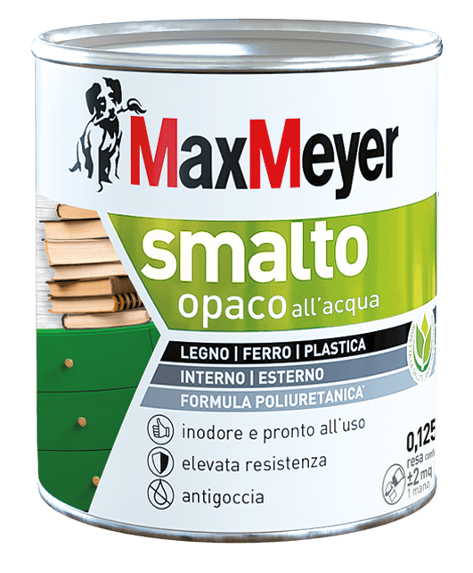 Bricocenter SMOKE GREY POLYURETHANE WATER-BASED MATT ENAMEL 125 ML