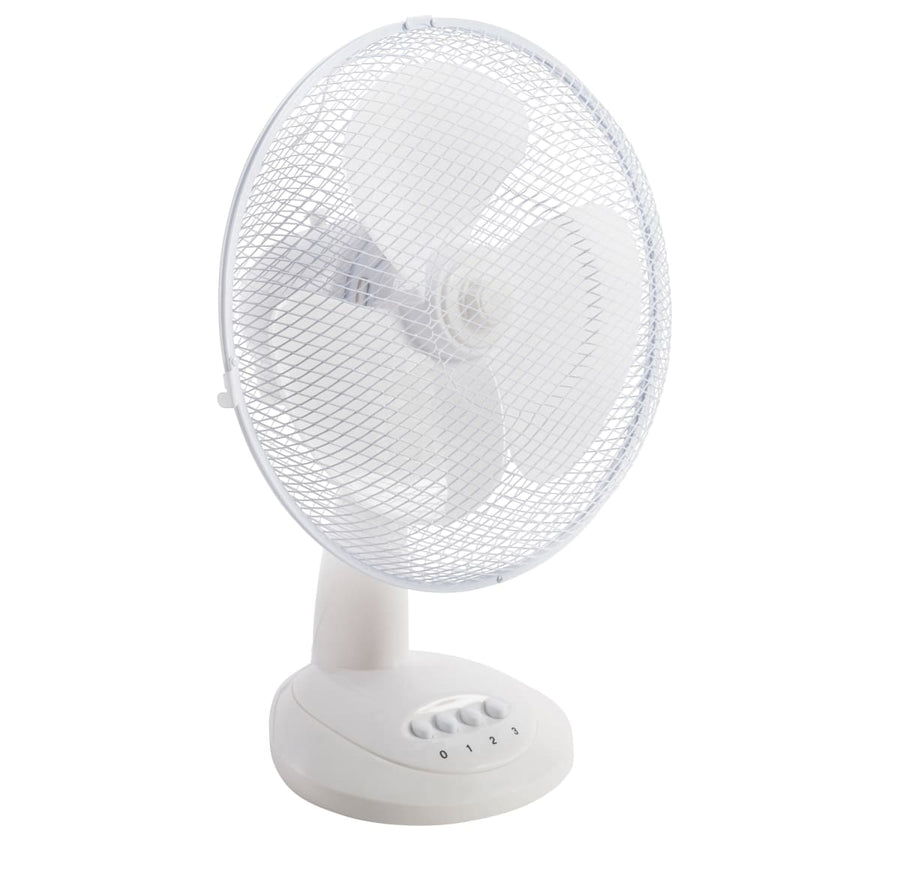 TABLE FAN DIA 30CM 40W WHITE EQUATION - best price from Maltashopper.com BR420002178