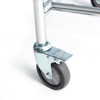 SPACEO ONE BAR METAL STAND WITH WHEELS W108CM X D53CM X H181CM - best price from Maltashopper.com BR410520312